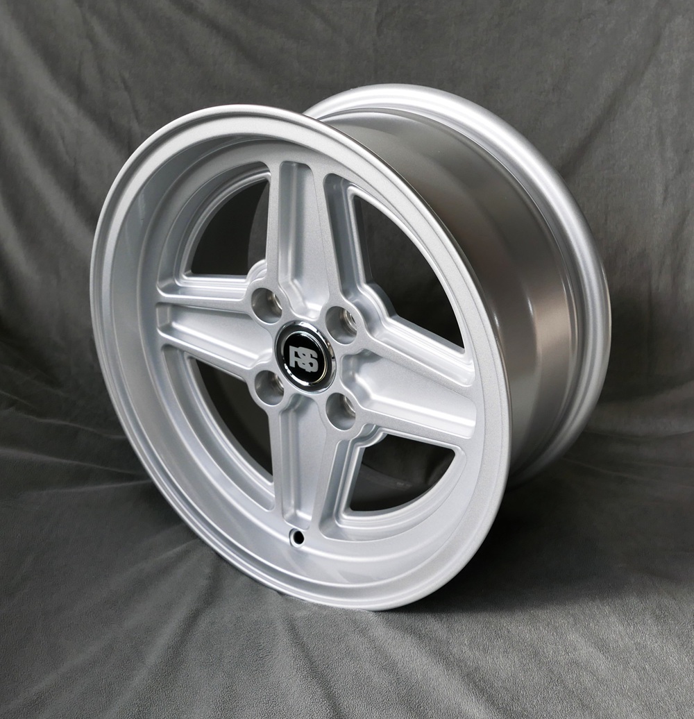 RS Style, 7x15 silber Ford Escort Mk1